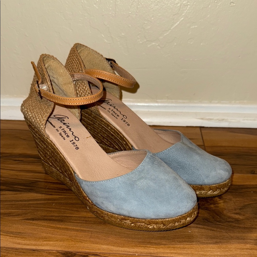 Gaimo Wedge Sandals - Blue